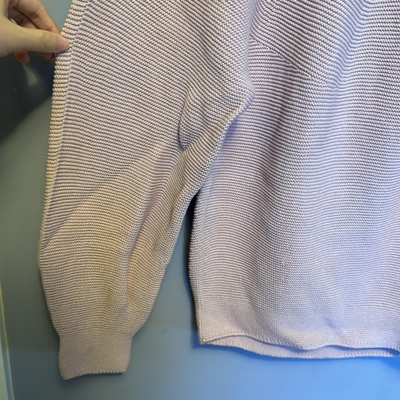 Uniqlo Women 3D Knit Cotton Long Sleeve Sweater - Picture 3 of 9